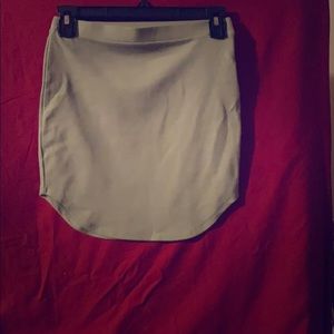Light olive green miniskirt size medium.